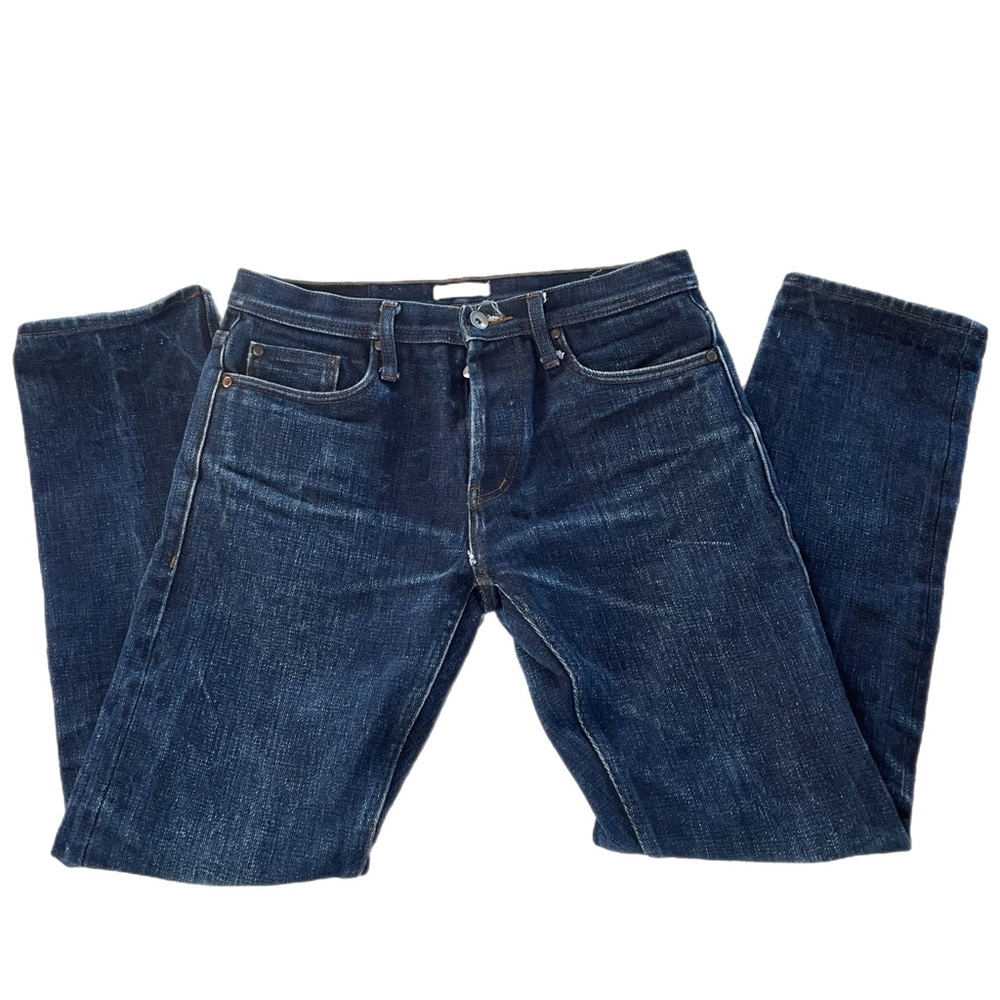 Unbranded Brand UB221 21oz Heavyweight Indigo Selvedge Tapered Fit Jeans